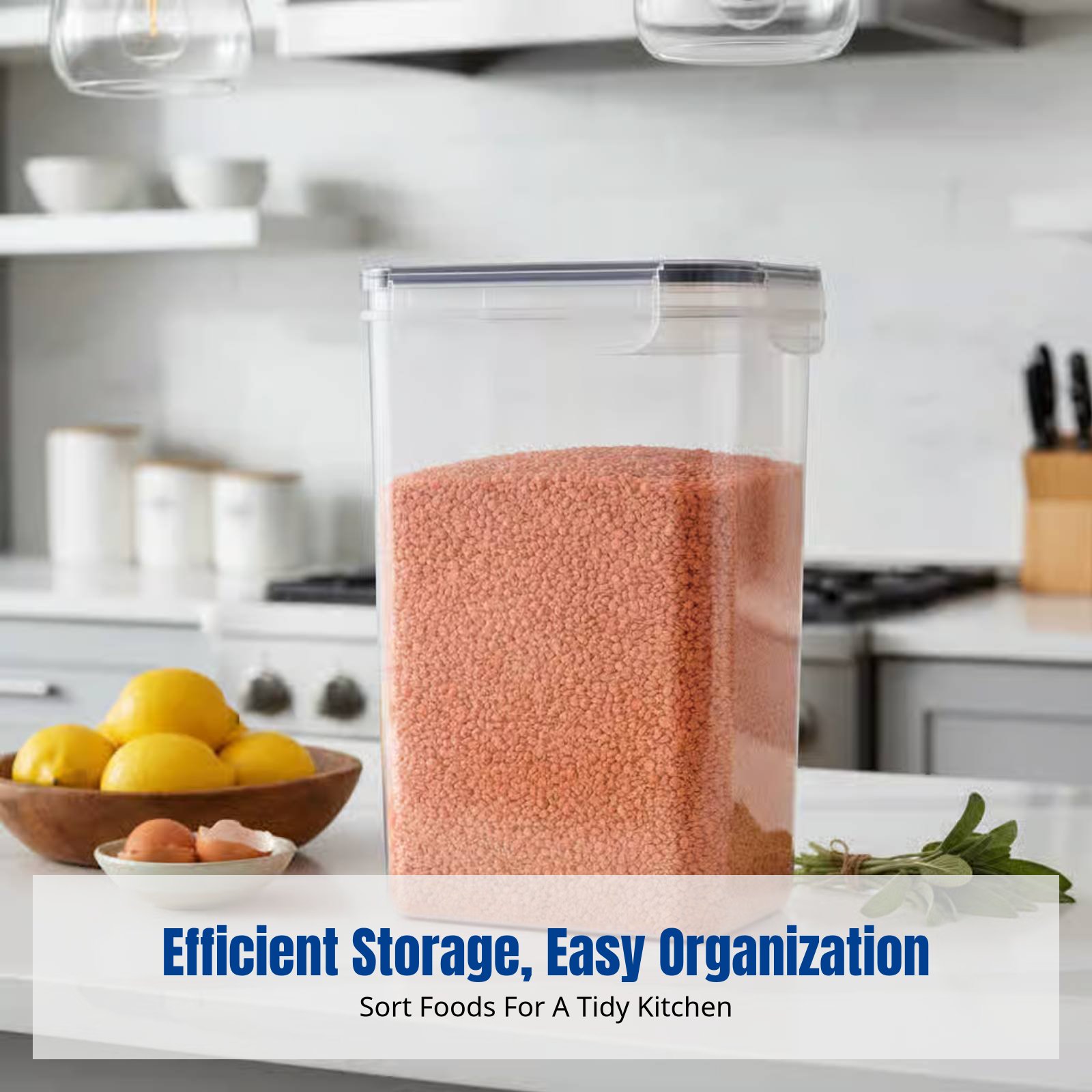 Food Storage Stackable Containers - Набор герметичных контейнеров для хранения продуктов,