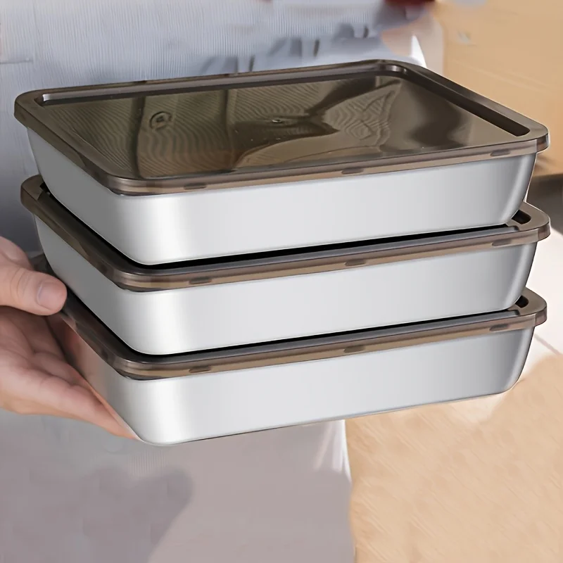 Set Food Storage - Набор для хранения продуктов из нержавеющей