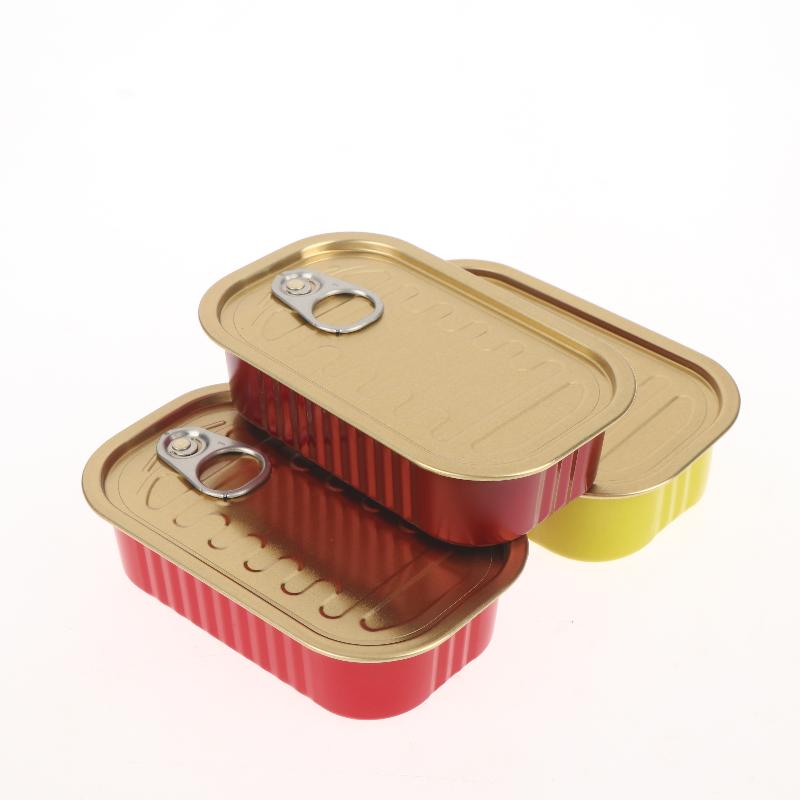 Food Storage Metal Box - 2 шт. металлические прямоугольные пустые мини-коробки