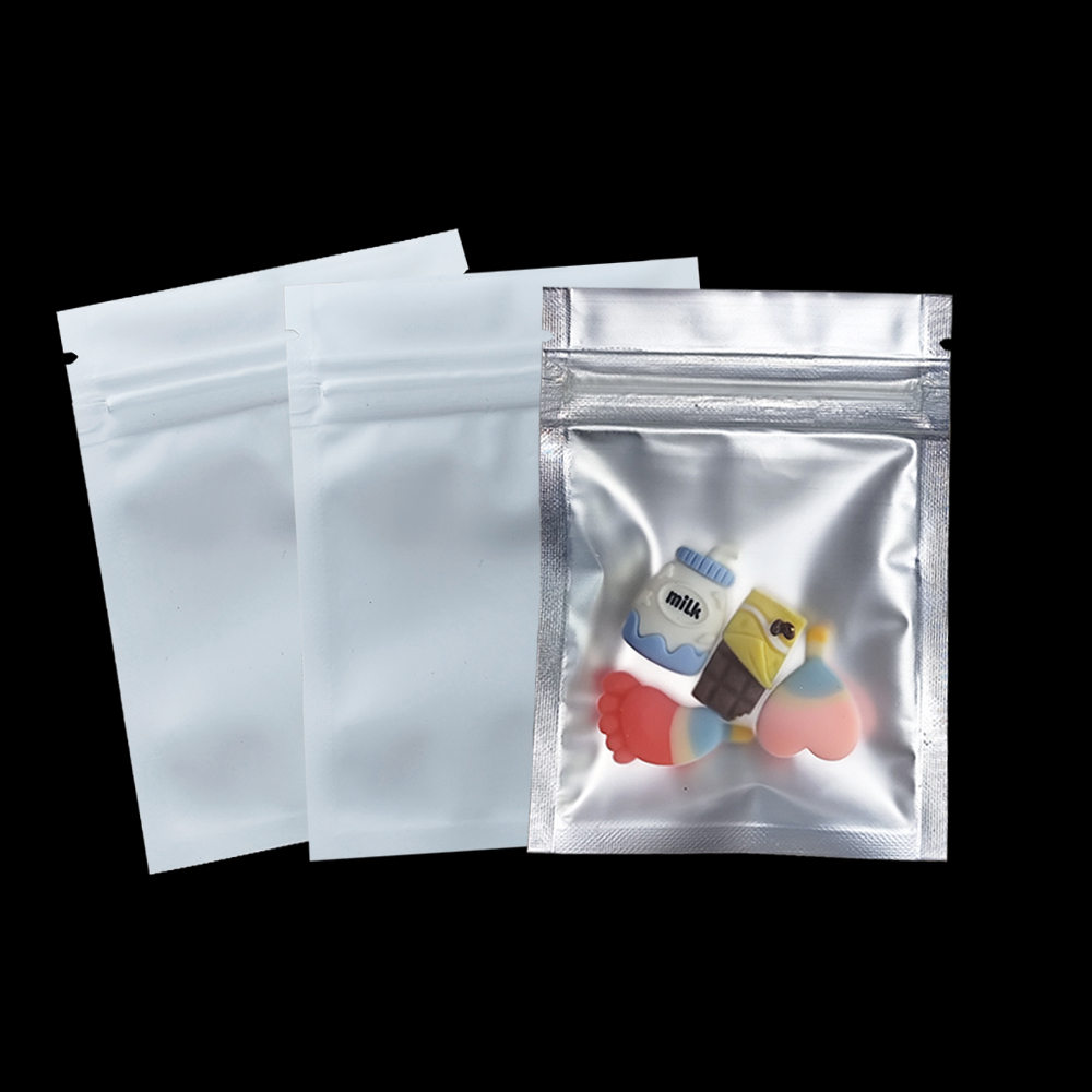 Food Storage Zip Lock Bags - 100 шт./лот, матовый прозрачный полиэтиленовый пакет