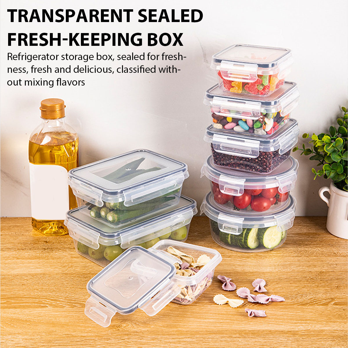 Set Food Storage - 24 шт./компл., набор коробок для хранения