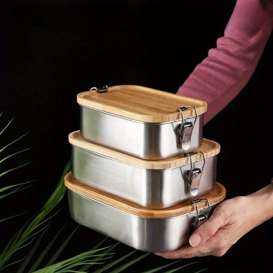 Food Storage With Colander - Новый ланч-бокс из нержавеющей стали 304