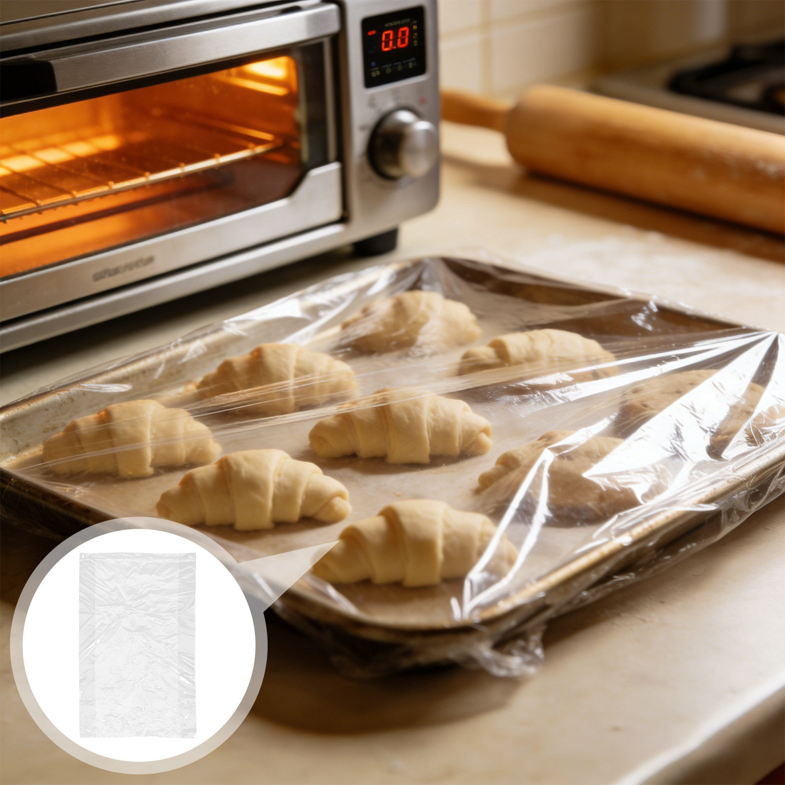 Food Storage For Long Term - 100 шт. многоразовых пищевых пленочных крышек
