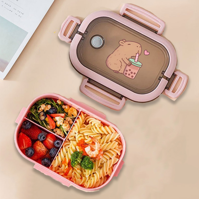 Food Storage Meals - Капибара Бенто Ланч-бокс Аниме Животные с