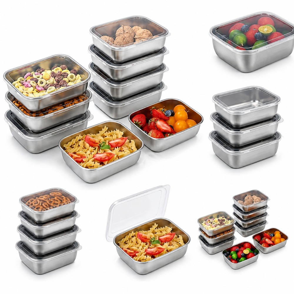 Set Food Storage - Набор из 6 герметичных контейнеров для