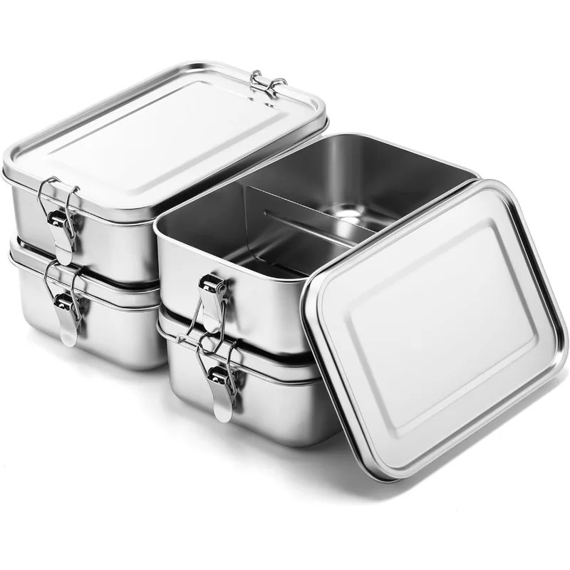 Food Storage Metal Box - Ланч-бокс из нержавеющей стали 304, 1200/2400