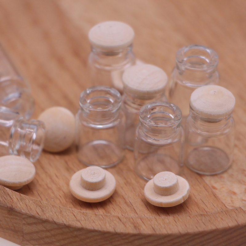 Food Storage With Glass Lids - 4 шт. 1:12 кукольный домик миниатюрные