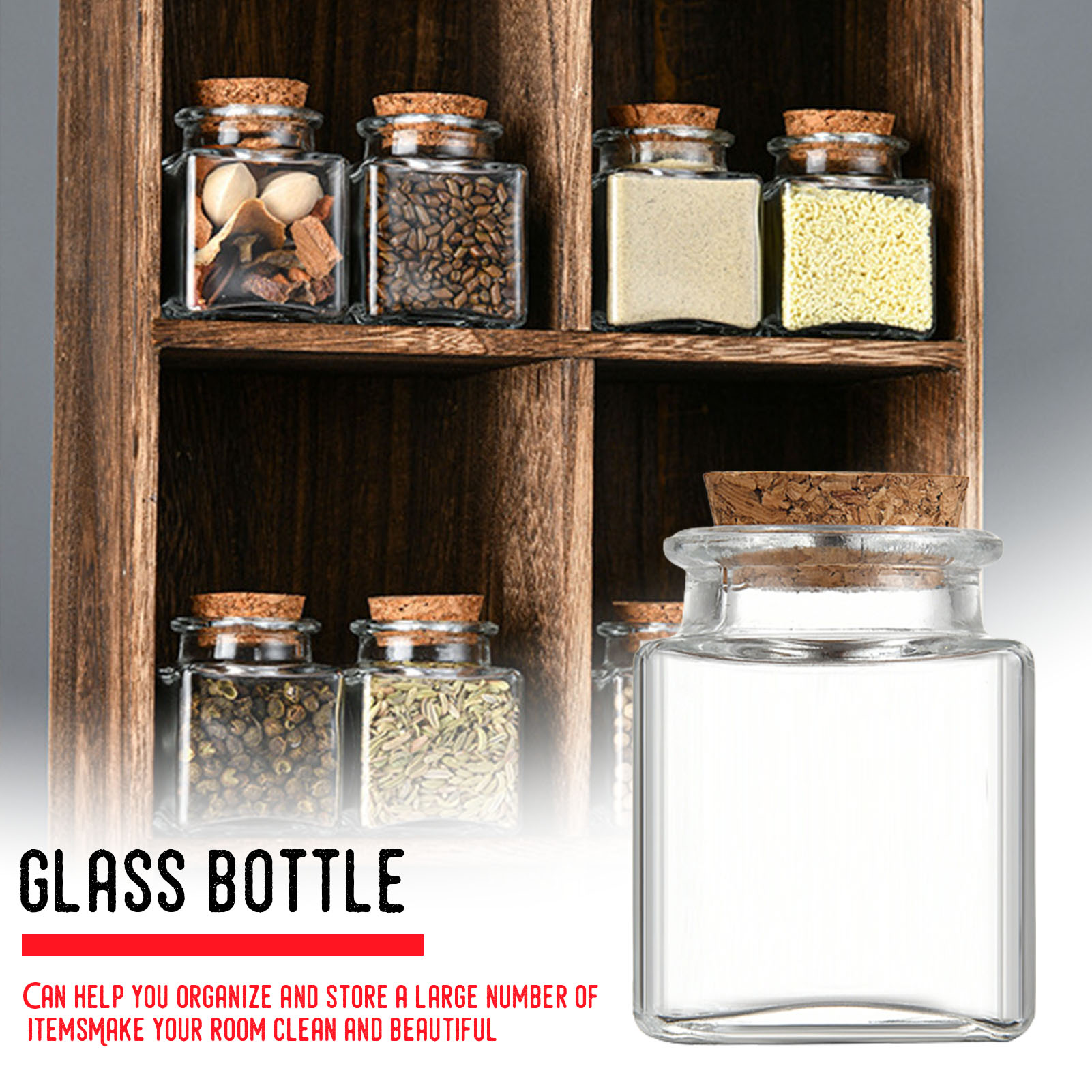 Food Storage With Glass Lids - 1/5/10 шт. стеклянные банки для хранения,