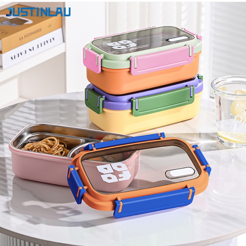 Food Storage Underground - Ланч-бокс JUSTINLAU с 2 отделениями, из