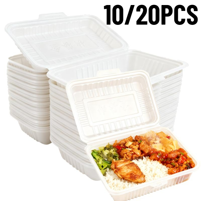 Food Storage For Restaurant - 10/20 шт. одноразовые ланч-боксы, пластиковые салаты,