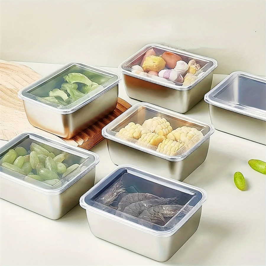 Food Storage Metal Box - 1/3/5 шт., коробка для хранения продуктов