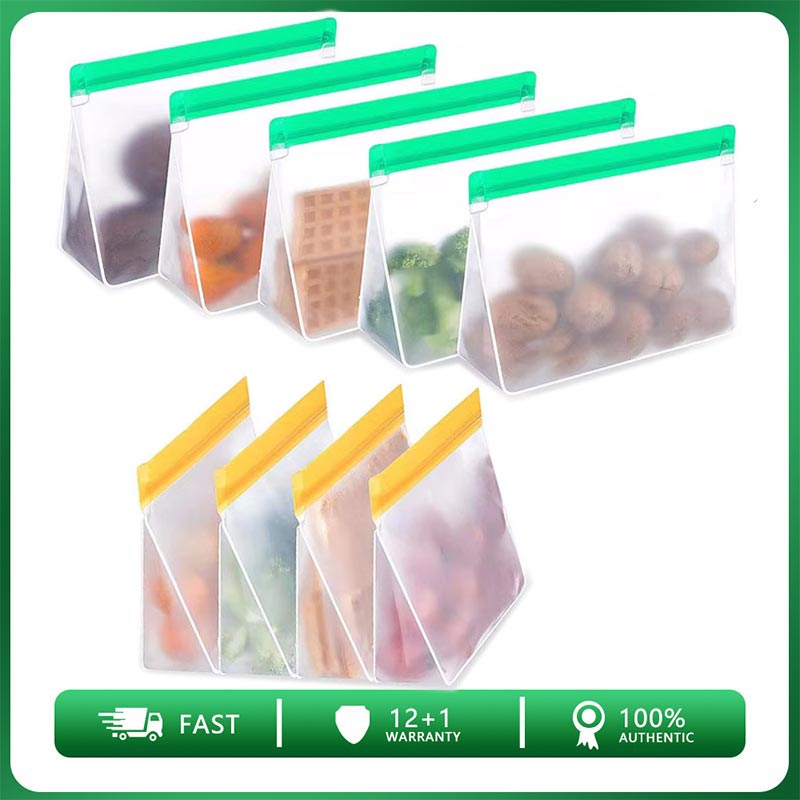 Food Storage Zip Lock Bags - Многоразовые Пакеты для хранения пищевых продуктов,
