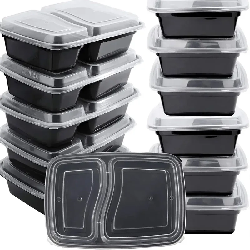 Food Storage Stackable Containers - 10 комплектов одноразовых пищевых коробок с