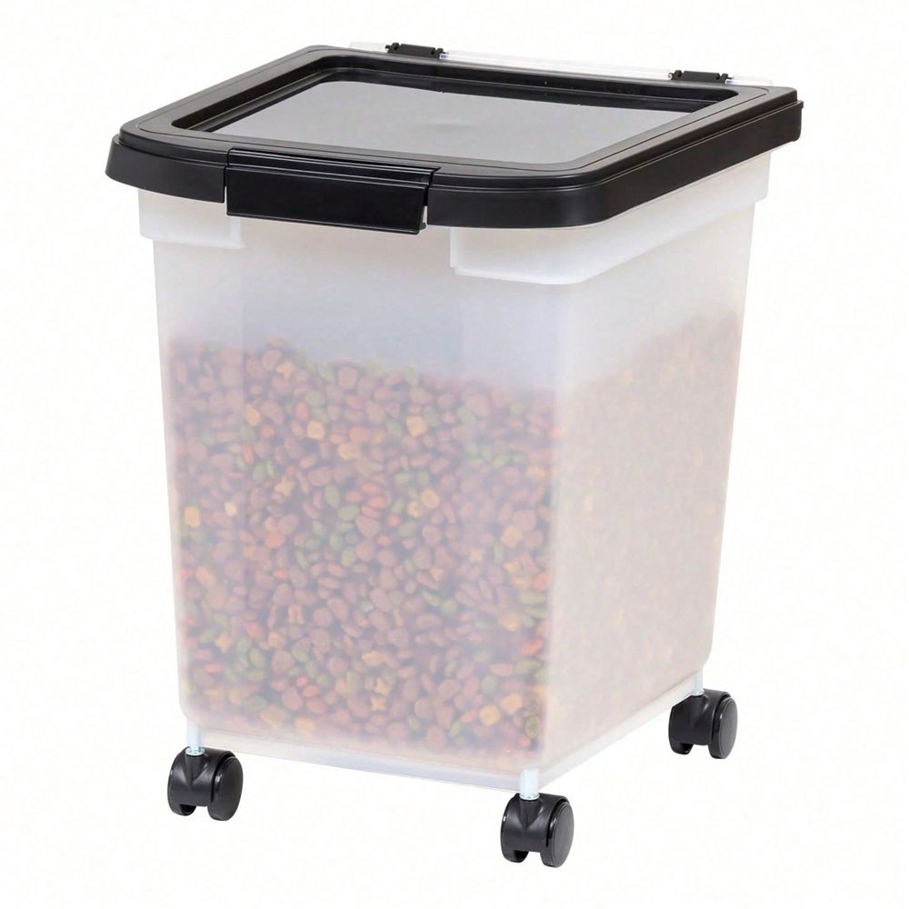 Food Storage Pet - Прозрачное пластиковое ведро для хранения с