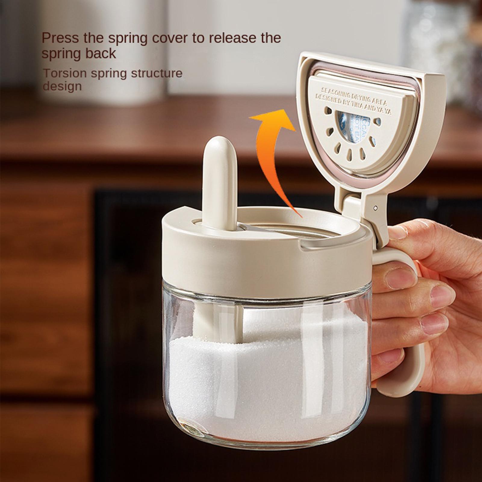 Food Storage Utensils - Герметичная банка для специй с ложкой,