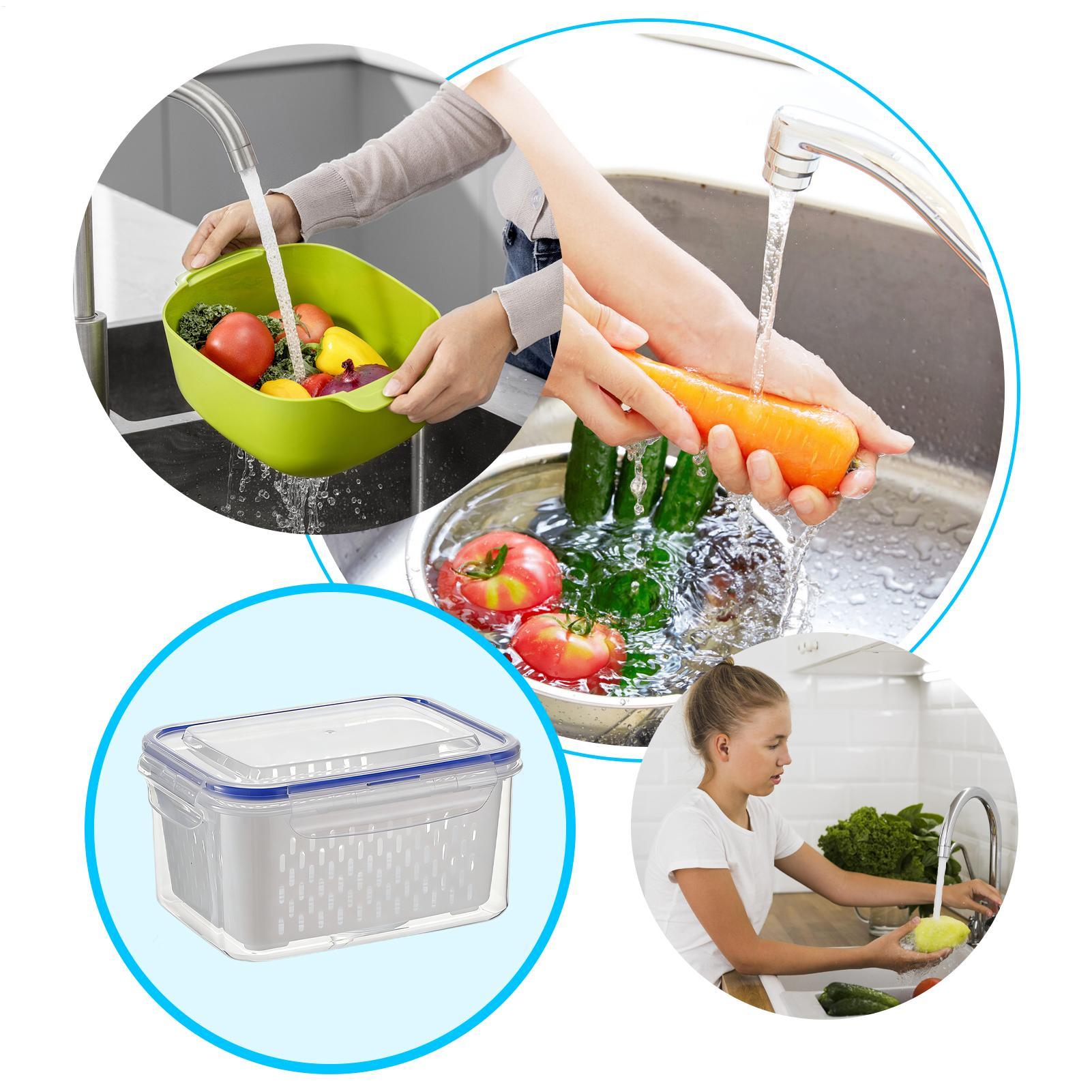 Контейнер для хранения продукт – обзор и цена Food Storage With Colander