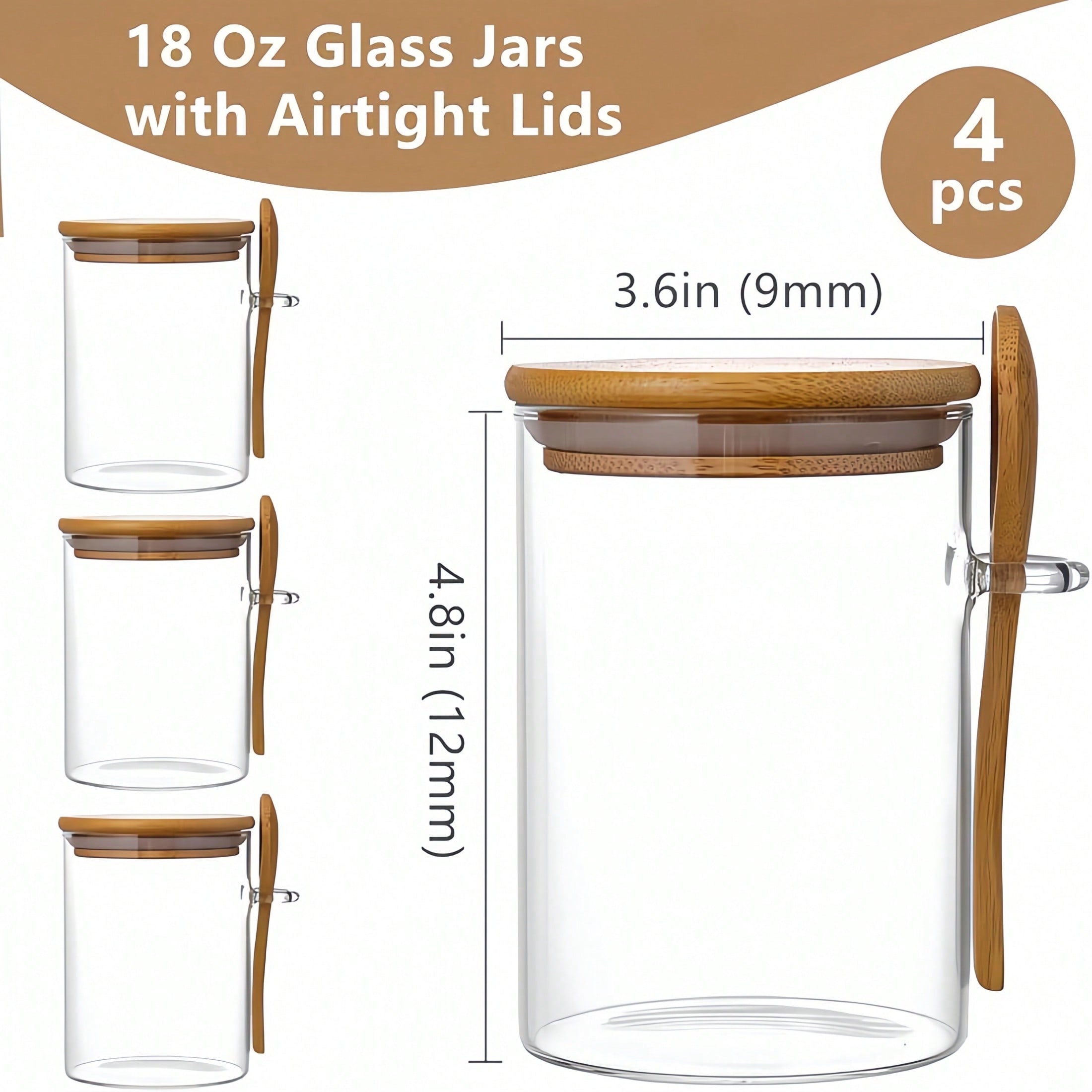 Набор для хранения из 4 предме – обзор и цена Food Storage With Glass Lids