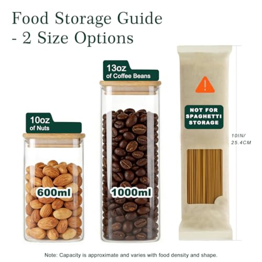 Набор из 12 квадратных стеклян – обзор и цена Food Storage Stackable Containers