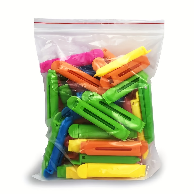 30 разноцветных зажимов для ге – обзор и цена Food Storage Zip Lock Bags