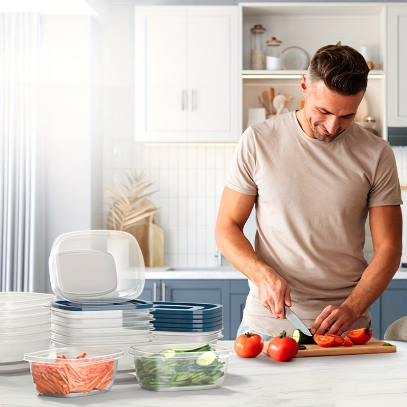 Набор из 6 прозрачных штабелир – обзор и цена Food Storage Stackable Containers