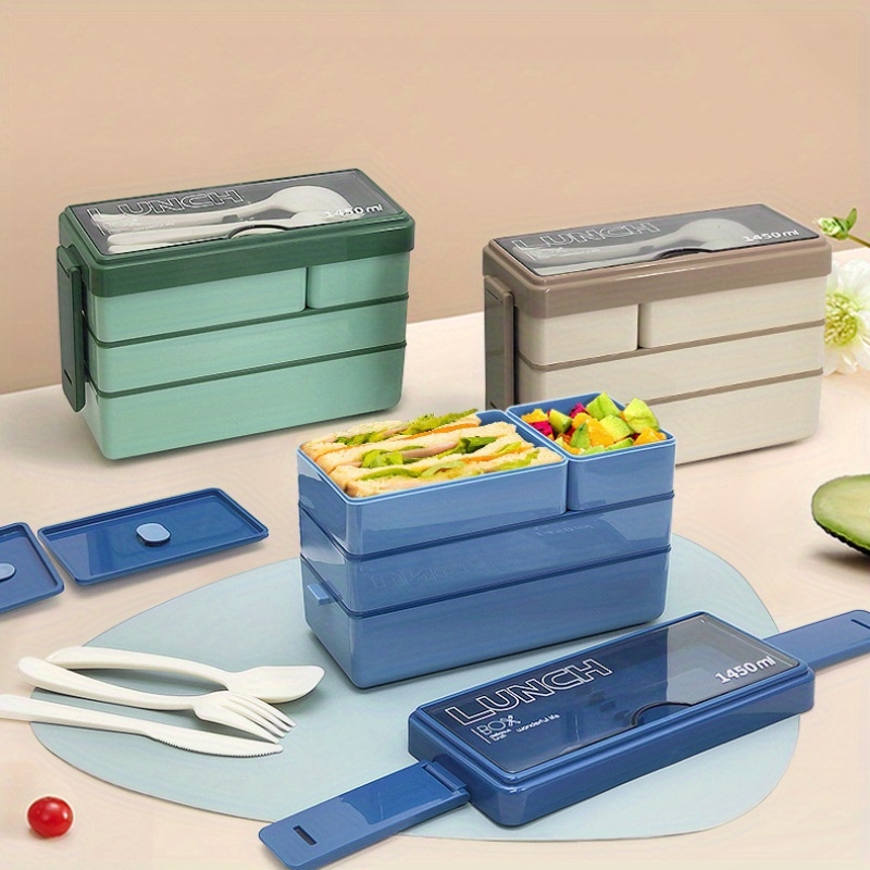 1450 мл бенто ланч-бокс большо – обзор и цена Food Storage Stackable Containers