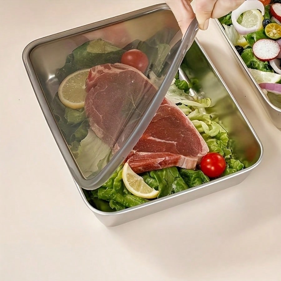 6 шт. (3 коробки + 3 крышки) Н – обзор и цена Food Storage Stackable Containers