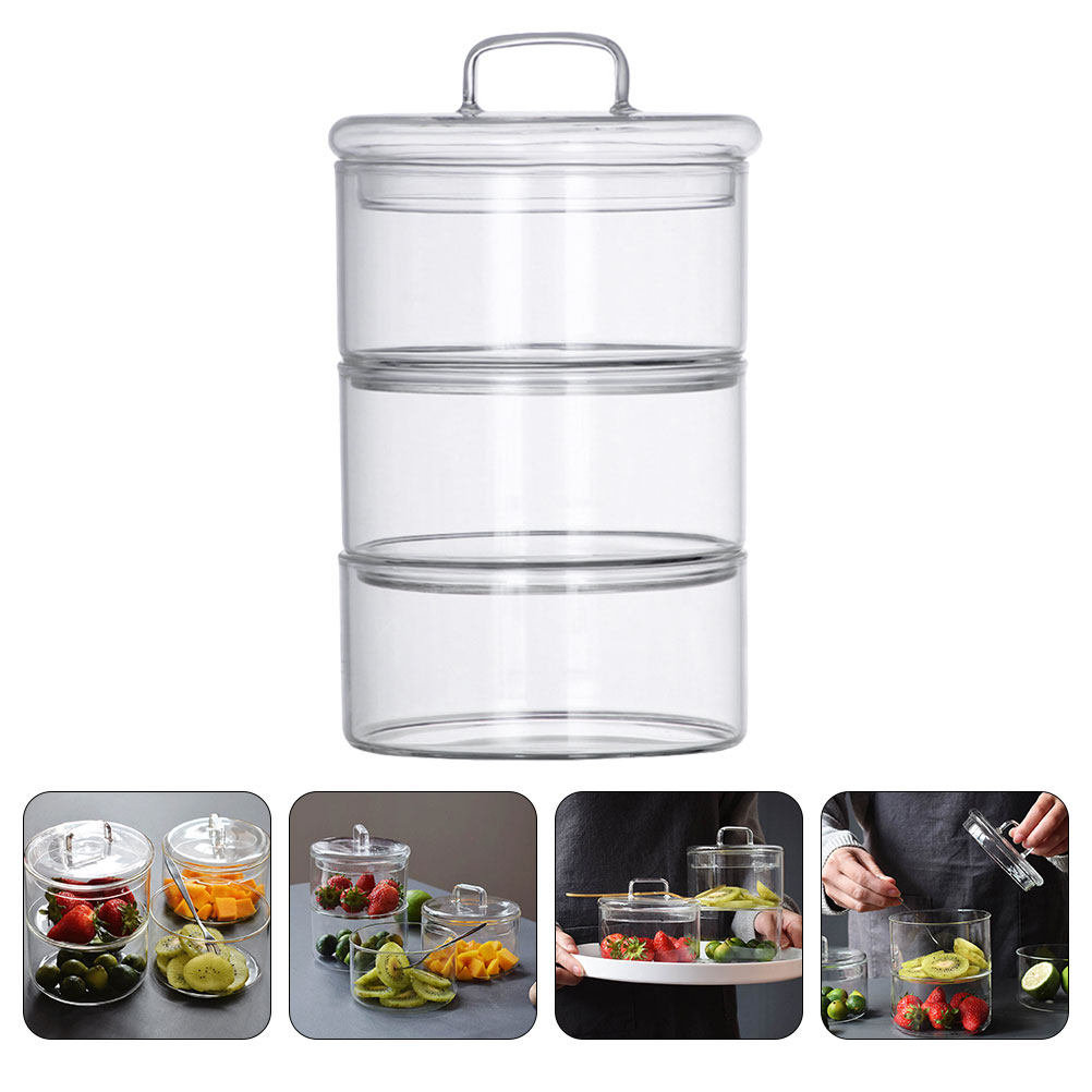 Набор из 1 прозрачной стеклянн – обзор и цена Food Storage Stackable Containers