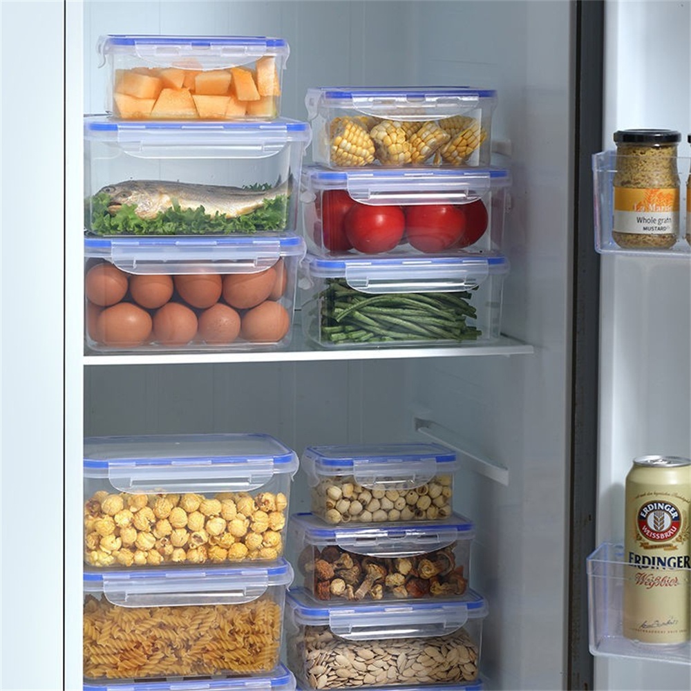 Набор из 1/4 прозрачных контей – обзор и цена Food Storage Stackable Containers