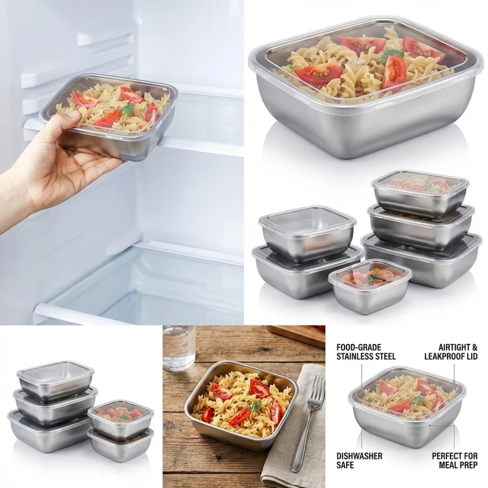 Набор из 6 герметичных контейн – обзор и цена Set Food Storage