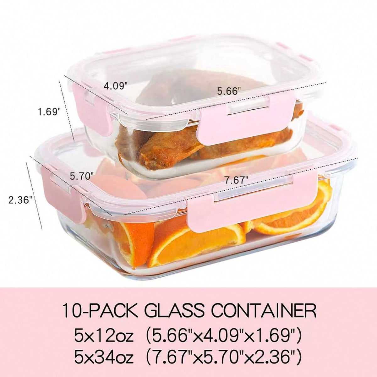 Набор из 10 стеклянных контейн – обзор и цена Food Storage Containers Glass