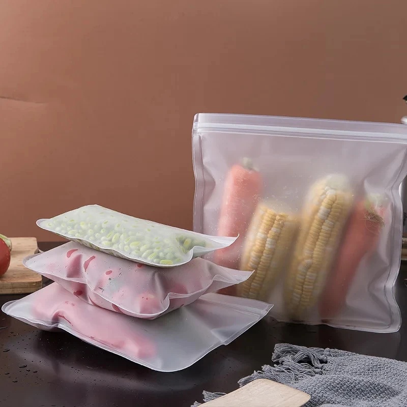 1-4 шт. силиконовых пакетов дл – обзор и цена Food Storage Zip Lock Bags