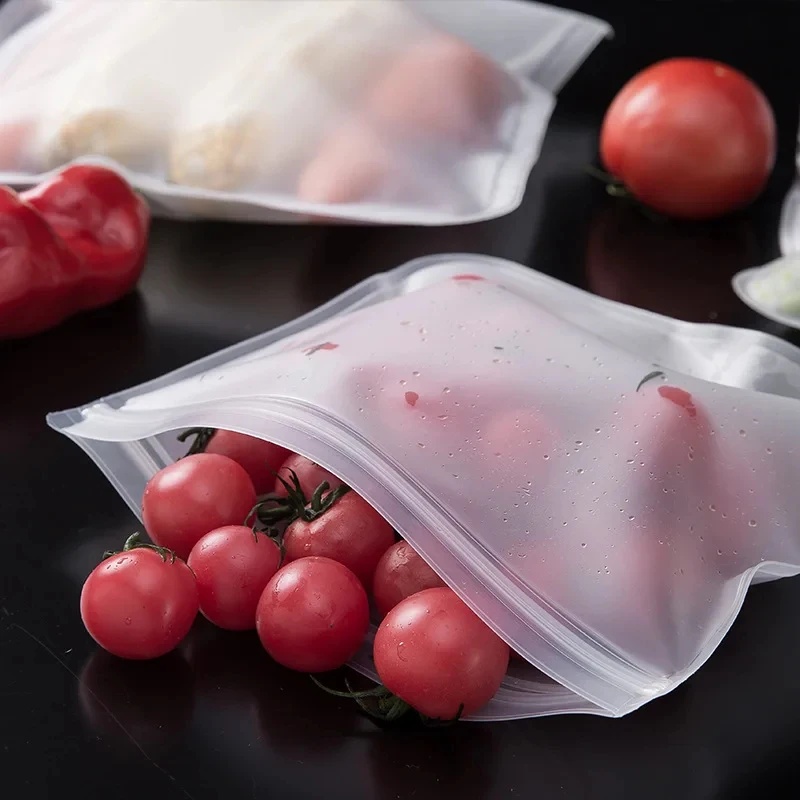 1-4 шт. силиконовых пакетов дл – обзор и цена Food Storage Zip Lock Bags