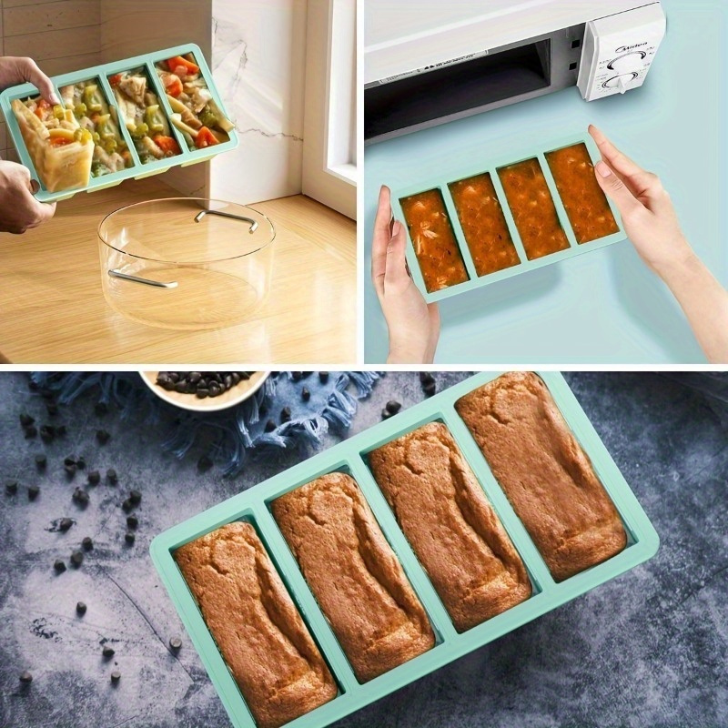 1 шт. силиконовый лоток для мо – обзор и цена Food Storage Stackable Containers