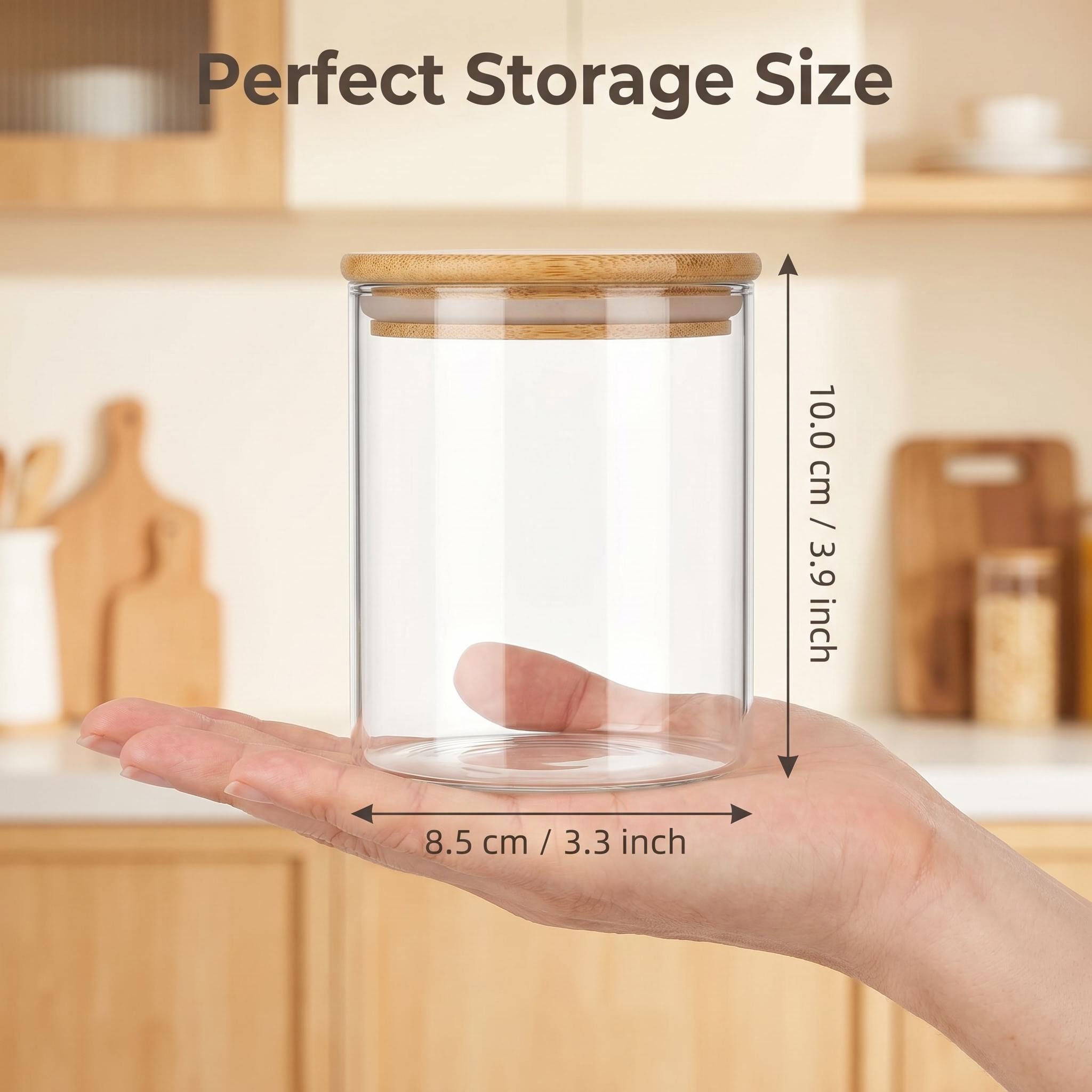 Набор из 9 прозрачных стеклянн – обзор и цена Food Storage With Glass Lids