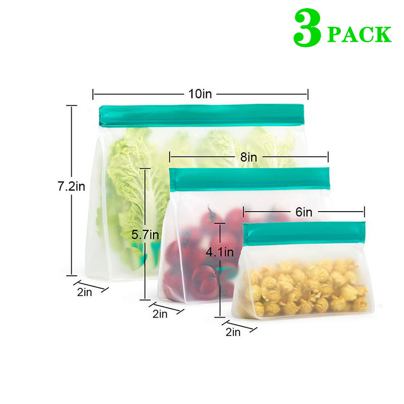 Многоразовые Пакеты для хранен – обзор и цена Food Storage Zip Lock Bags