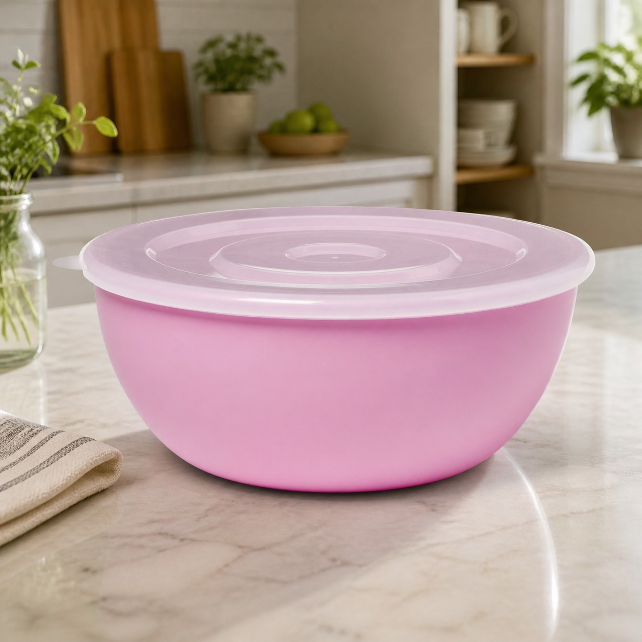 Розовая миска с подходящей кры – обзор и цена Food Storage Meals