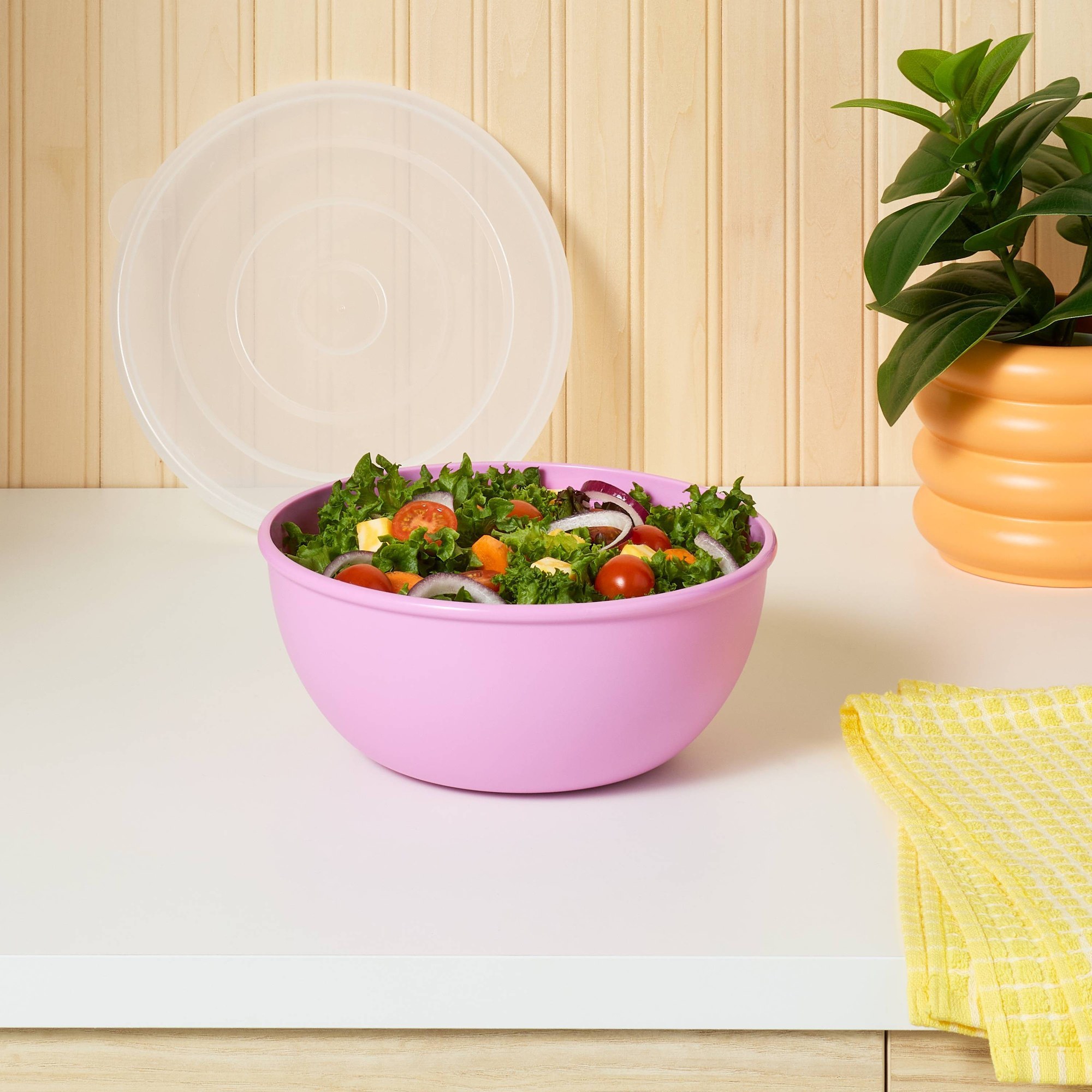 Розовая миска с подходящей кры – обзор и цена Food Storage Meals
